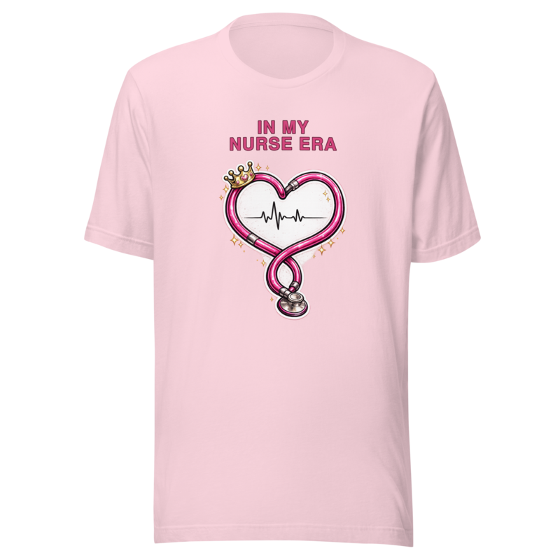 In My Nurse Era Tee - Pink Edition - Soft Pink