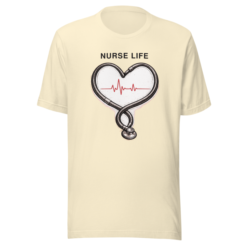 Nurse Life Tee - Minimal - Natural