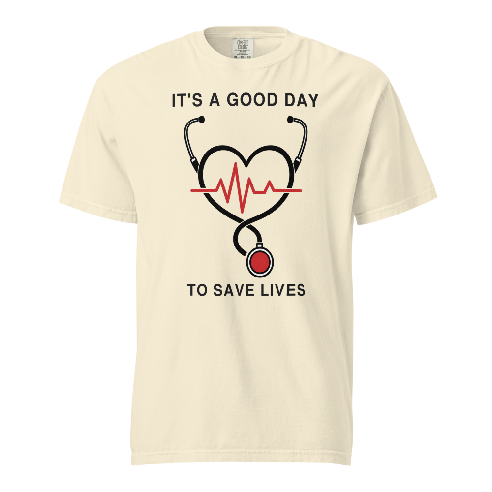 NRS CLN 02 good day unisex garment dyed heavyweight t shirt ivory front 6a6a989c9e248
