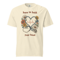 NRS GRV 01 hold your hand unisex garment dyed heavyweight t shirt ivory front 6a6a8af4ab3ca