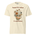 NRS GRV 04 coffee compassion unisex garment dyed heavyweight t shirt ivory front 6a6a8dde51b7c