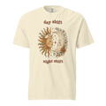 NRS GRV 08 day night unisex garment dyed heavyweight t shirt ivory front 6a6a8e866eafc