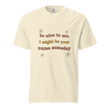 NRS GRV 15 be nice unisex garment dyed heavyweight t shirt ivory front 6a6a8fcf800ac