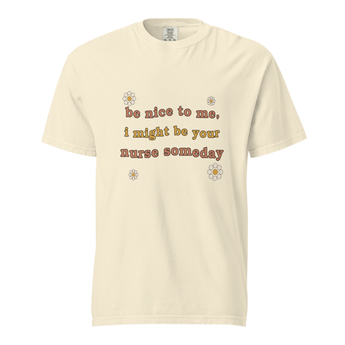 NRS GRV 15 be nice unisex garment dyed heavyweight t shirt ivory front 6a6a8fcf800ac