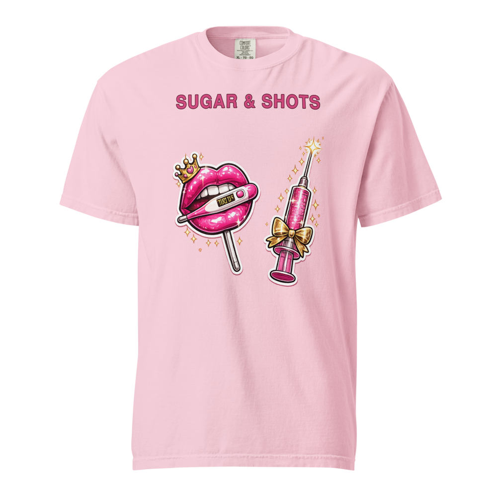 NRS PNK 02 sugar shots unisex garment dyed heavyweight t shirt blossom front 6a6a9259d06a1