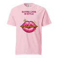 NRS PNK 06 style saver unisex garment dyed heavyweight t shirt blossom front 6a6a930366135