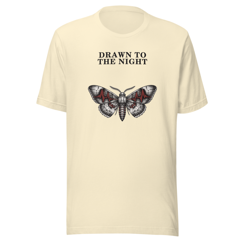 Drawn To The Night Tee - Natural