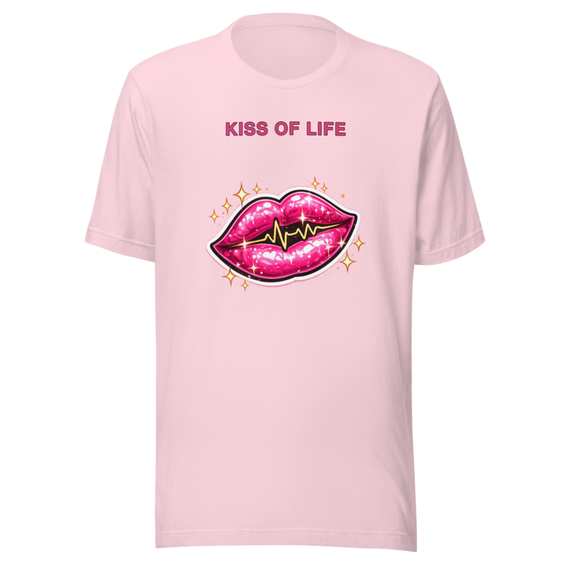 Kiss Of Life Tee - Soft Pink