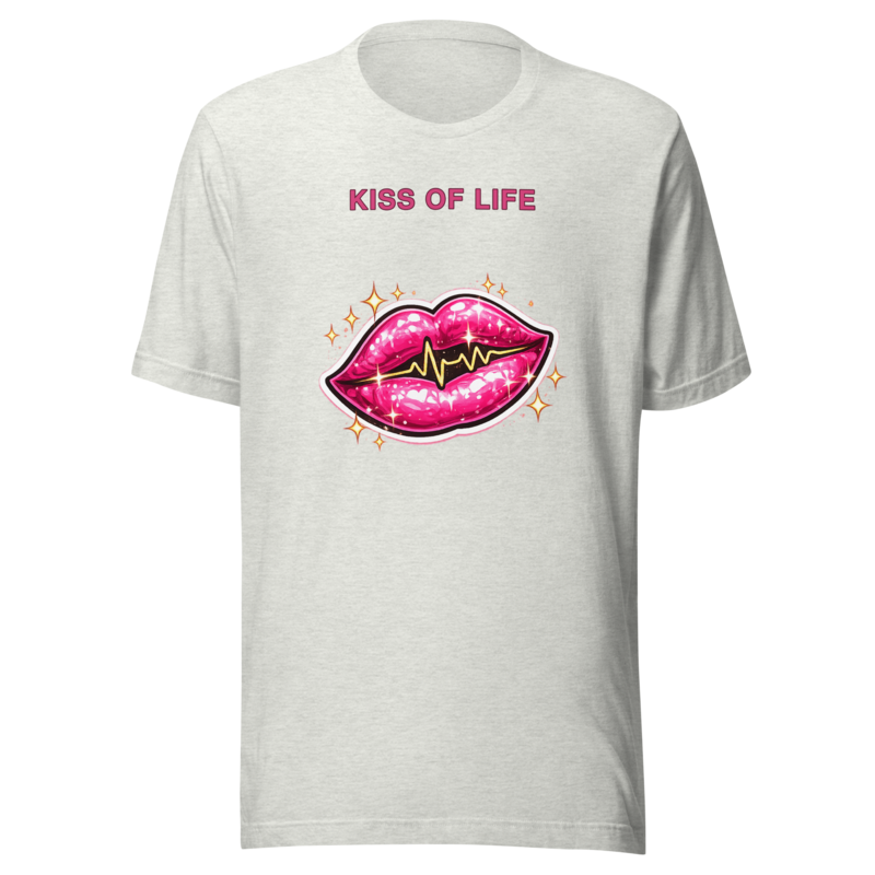 Kiss Of Life Tee - Ash