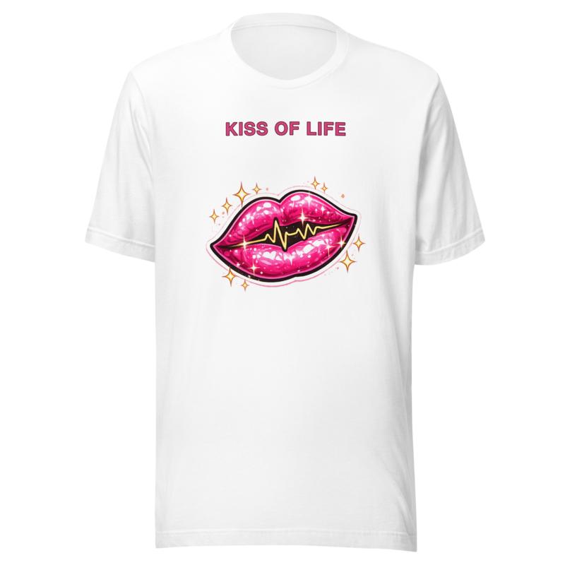 Kiss Of Life Tee - White